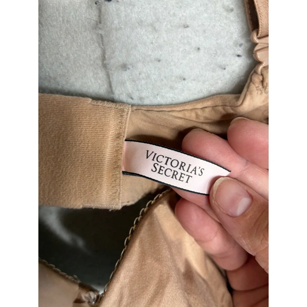 Victorias Secret Body By Victoria Perfect Coverage Bra Tan Nude 34DDD 387795-FFZ